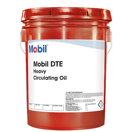 5 gal DTE Oil Pail 100 ISO Viscosity, Not Specified SAE, Amber MPN:104826