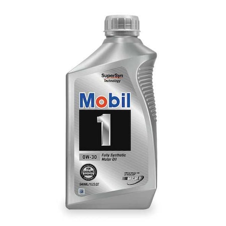 Engine Oil, 0W-30, Full Synthetic, 1qt MPN:112746