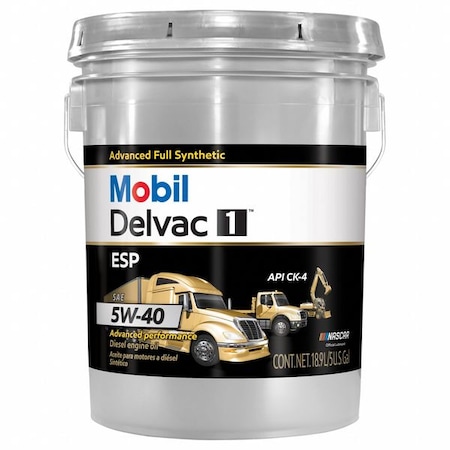 MOBIL DELVAC 1 ESP 5W-40, 5GA PAIL MPN:122265