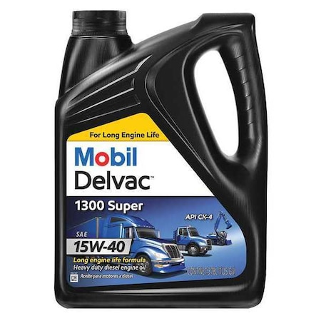 Mobil Delvac 1300 Super 15W-40, Diesel, 1 Gal MPN:122492