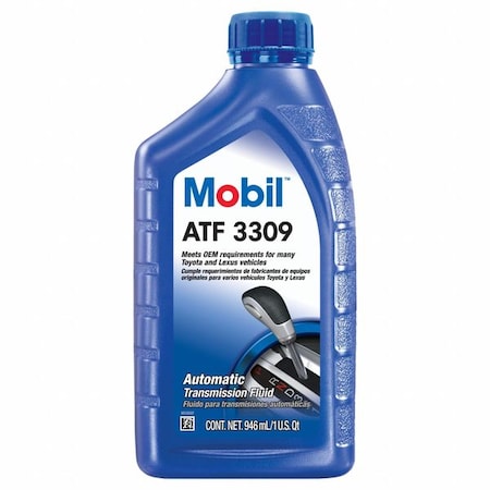 Transmission Fluid, MOBIL ATF 3309 (TOYOTA T-IV), 1QT Bottle MPN:123062