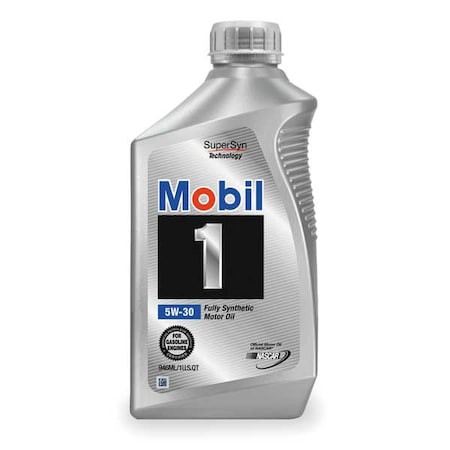 1 Qt. 5W-30 Mobil 1 Synthetic Motor Oil MPN:124315