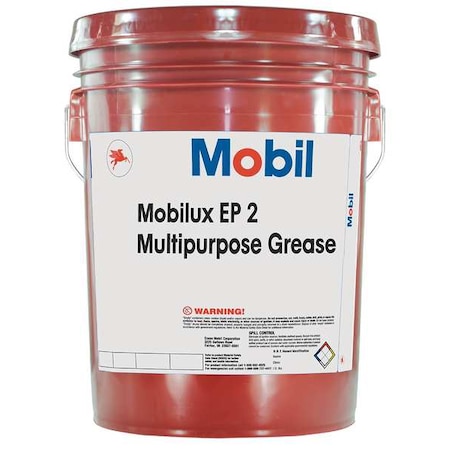Grease, 5 gal, Pail, Mineral Base, 266 Degrees F Max Op Temp, Tan MPN:105763