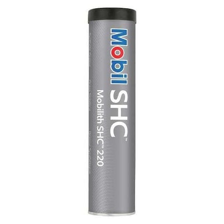 Mobilith SHC 220, Multipurpose Grease, Lithium Complex, NLGI Grade 2, 13.4 oz, Red MPN:121952