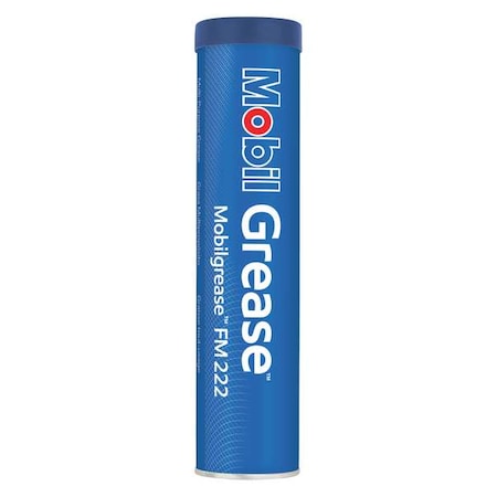 Mobil Grease Multipurpose Grease Cartridge, FM222, Aluminum Complex, NLGI Grade 2, 13.7 oz MPN:121956