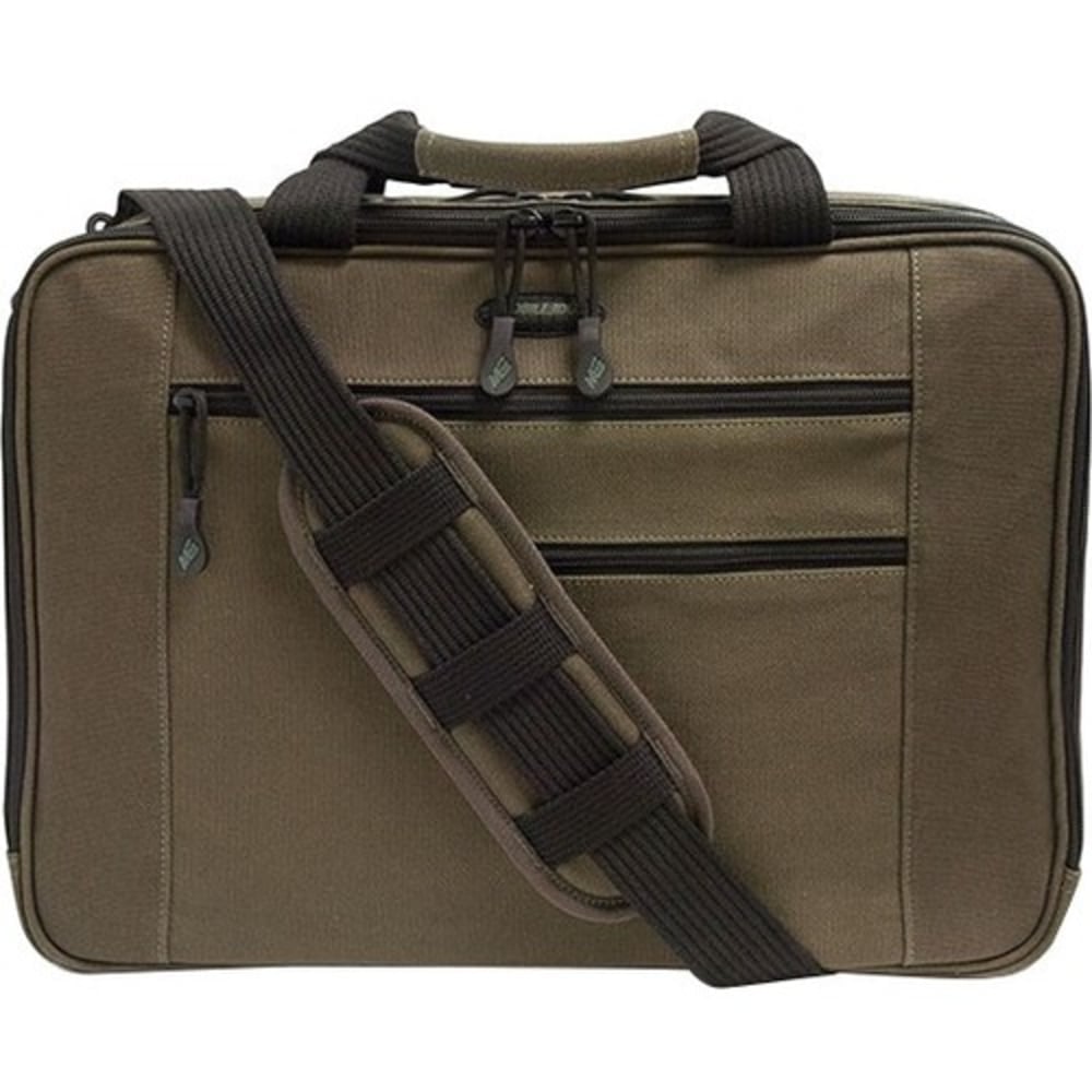 Mobile Edge E-Collection Briefcase And Shoulder Strap, With 16in Laptop Pocket, Olive MPN:MECBC9