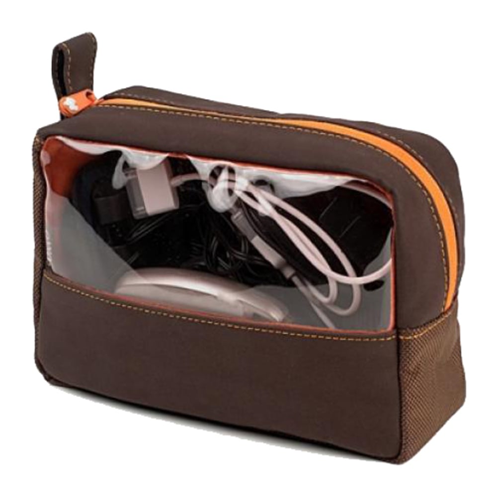 Mobile Edge Sumo Notebook or Tablet Accessory Ditty Pouch - Case - suede, 1680D ballistic nylon - brown MPN:ME-SUMO58712