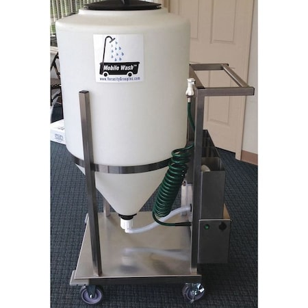 Portable Wash Station, Silver, 35