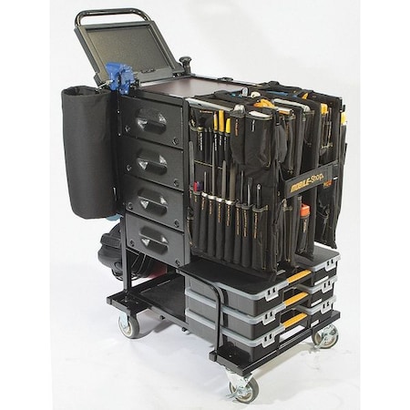 Base PM Cart with Vise & Complete Tool Bag MPN:MS-CPMC-B