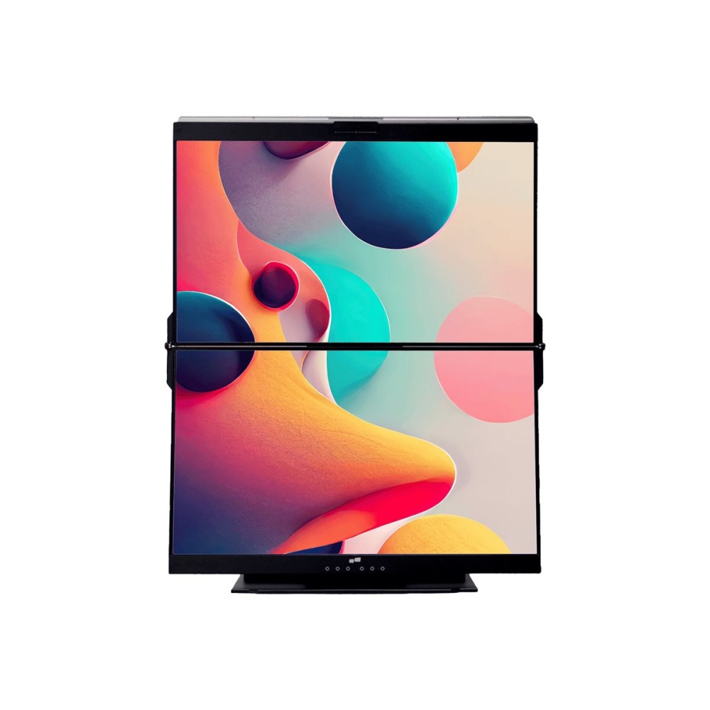 Mobile Pixels Geminos - Dual LCD monitor - 24in - 1920 x 1080 Full HD (1080p) @ 60 Hz - IPS - 250 cd/m2 - 1000:1 - 2xHDMI, 2xUSB-C - speakers - black MPN:116-1001P01