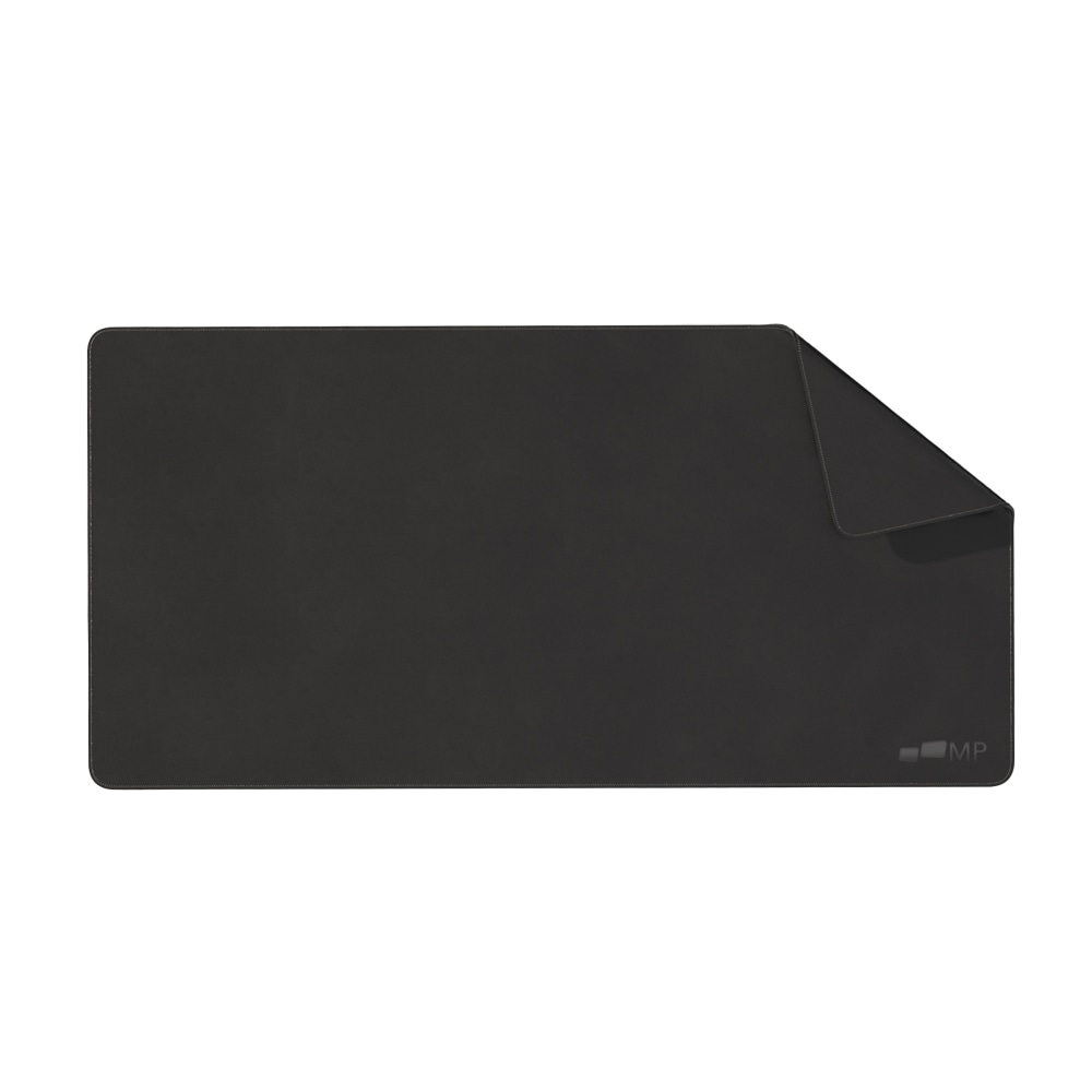 Mobile Pixels PU Leather Desk Mat, 31-1.2in x 15-3/4in, Graphite Black MPN:115-1001P01
