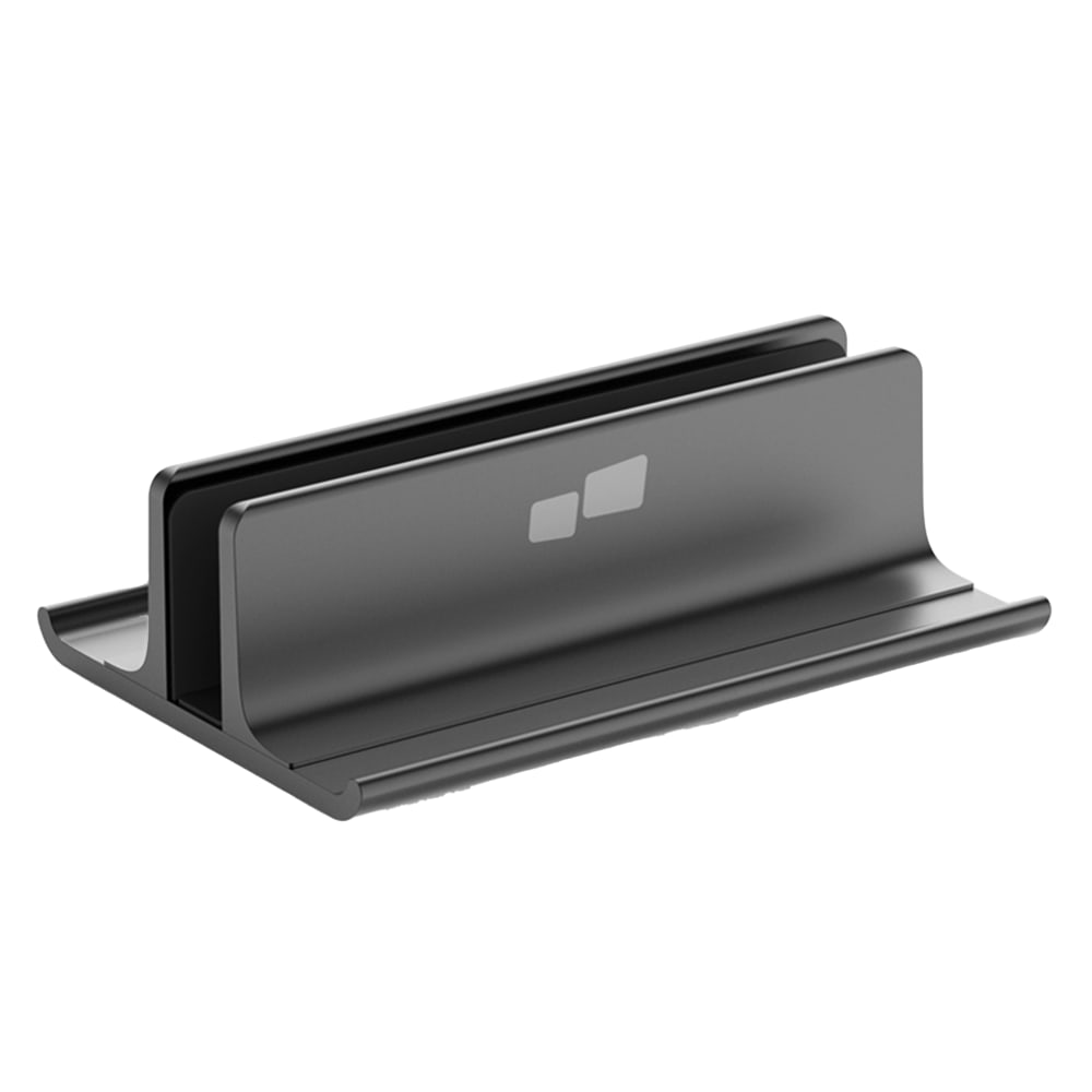 Mobile Pixels Vertical Laptop Stand, 6-3/4inH x 4-1/2inW x 2-1/2inD, Black MPN:114-1001P01