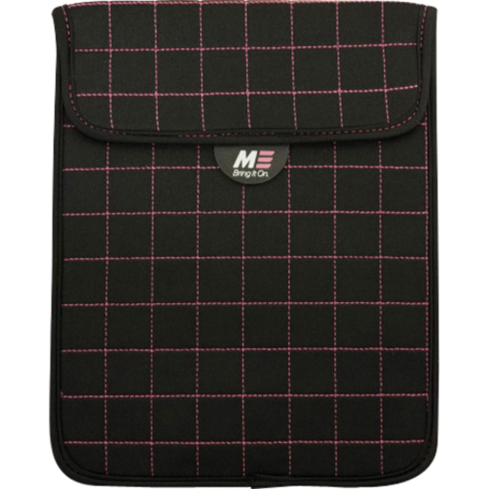 Mobile Edge NeoGrid iPad or any 10.1in Tablet Sleeve - Protective sleeve for tablet - neoprene - black/pink MPN:MESST110X