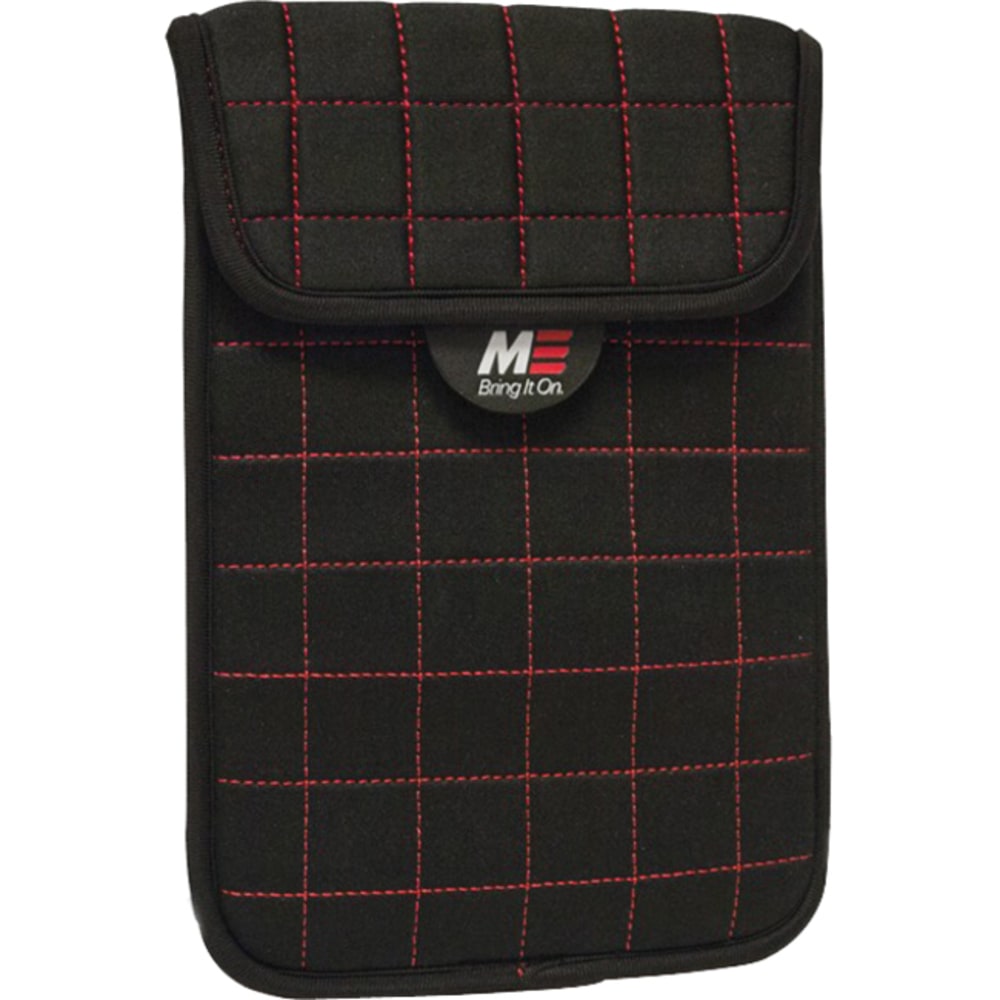 Mobile Edge Neogrid Carrying Case (Sleeve) for 7in Apple iPad mini Tablet PC - Black with Red Accent - MESST177 MPN:MESST177