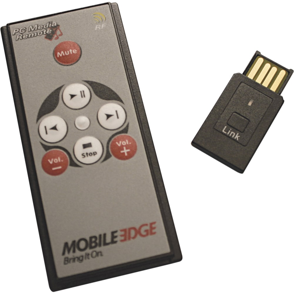 Mobile Edge MEAPE3 Device Remote Control - For PC - 60 ft Operating Distance - Black, Gray MPN:MEAPE3