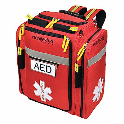 AED Backpack Nylon Red MPN:31480