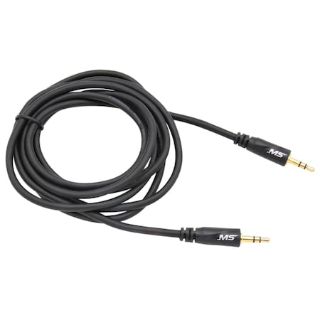 6' 3.5mm to 3.5mm Auxiliary Cable, Black MPN:MBS12101