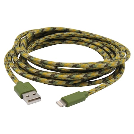 LightningCharge and Sync Cable, Camo, 10 MPN:MB06625