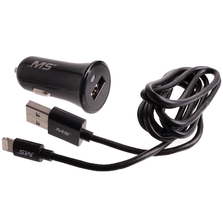 4Ft Lightning To Usb Cable & 2.1 Amp Dc Charger MPN:MB20LIGDCSB