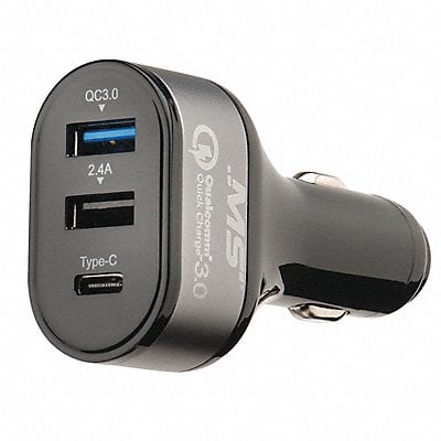 USB Car Charger 3 Output Connectors MPN:MBS01403