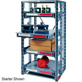 Modern Equipment 4 Shelf Extra HD Open Steel Roll Out Shelving Add On 36