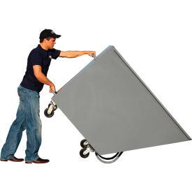 Standard Duty Steel Tilt Hopper Truck 1 Cu. Yd. Cap 1500 Lbs. Cap Gray KL1