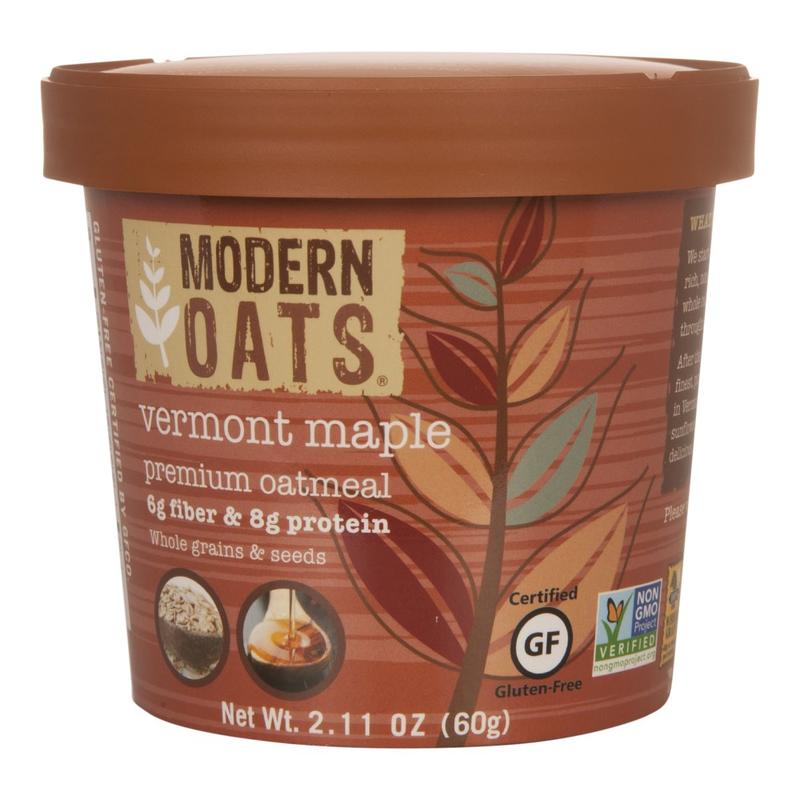 Modern Oats Premium Oatmeal Cups, Vermont Maple, 2.11 Oz, Pack Of 12 Cups MPN:MO5180