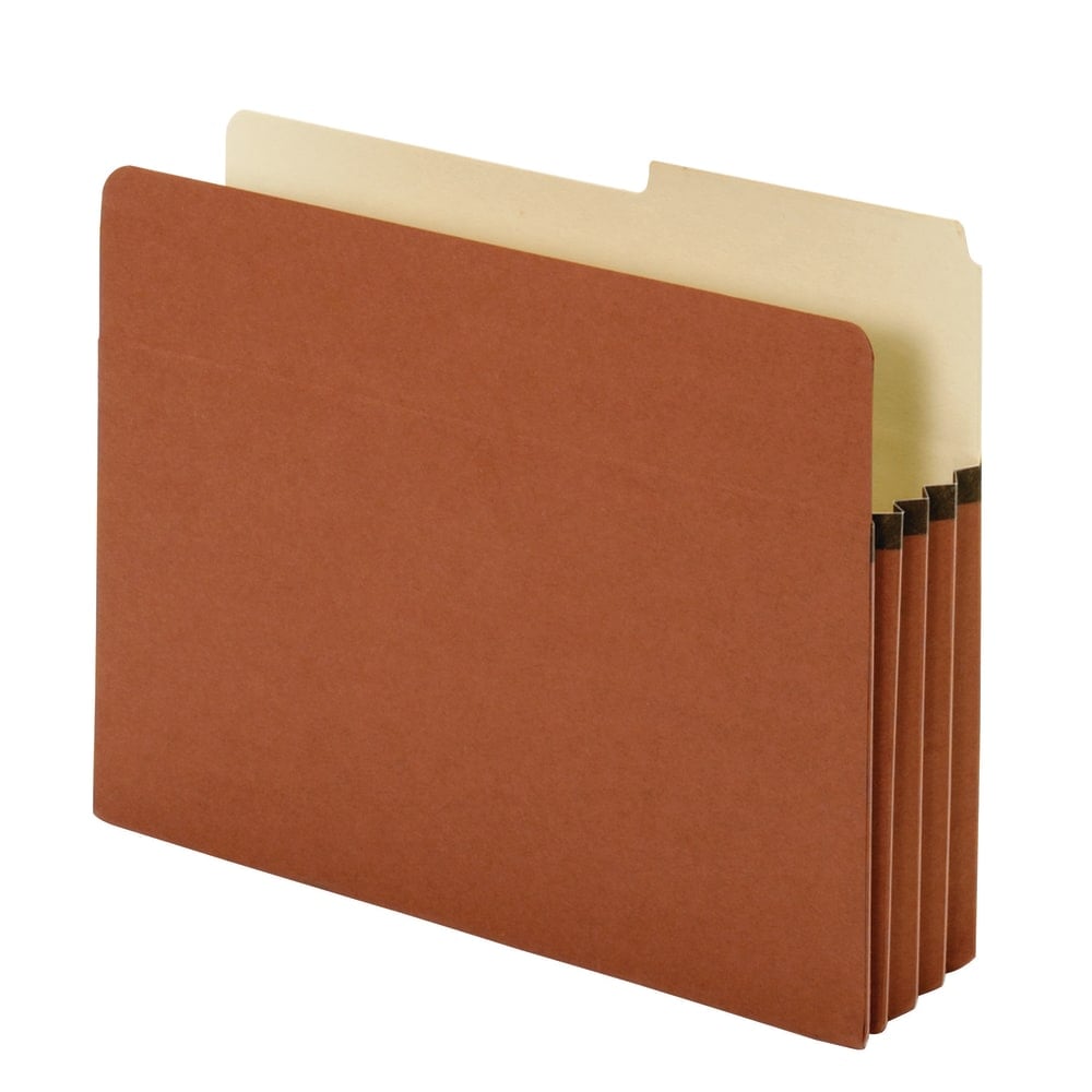 Pendaflex Redrope Expanding File Pockets, 3 1/2in Expansion, Letter Size, Brown, Box Of 25 File Pockets (Min Order Qty 2) MPN:63088