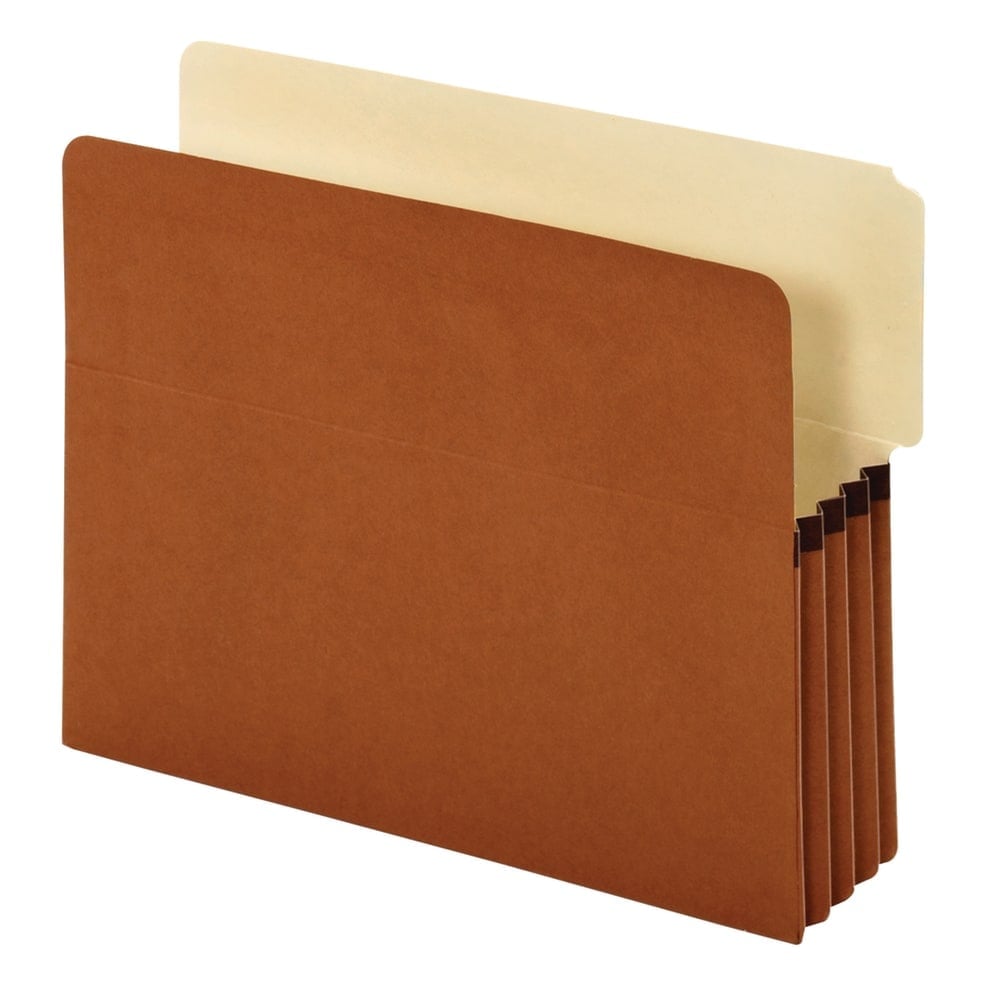 Pendaflex End Tab Pockets, 3 1/2in Expansion, Letter, Brown, Pack Of 10 (Min Order Qty 3) MPN:63624