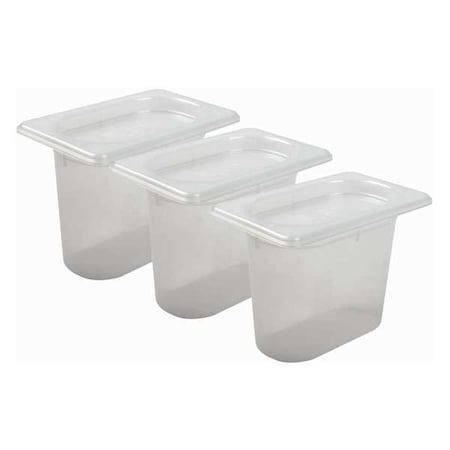 Mod Pans, 1/9 Food Pan, W/Lid, 1Qt, PK3 MPN:MP19RD