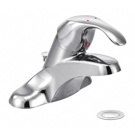 Manual Low Arc Bathroom Faucet, 4