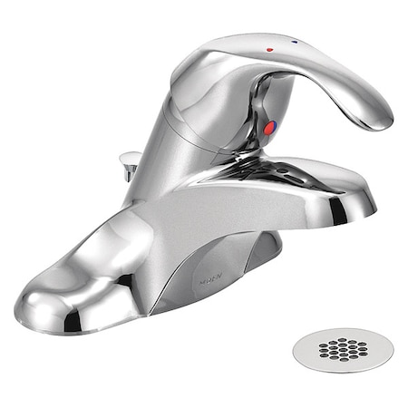 Manual Low Arc Bathroom Faucet, 4