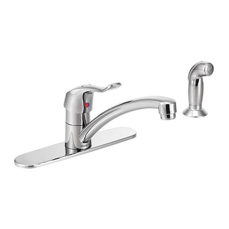 Gooseneck Kitchen Faucet, Manual, 10-1/2