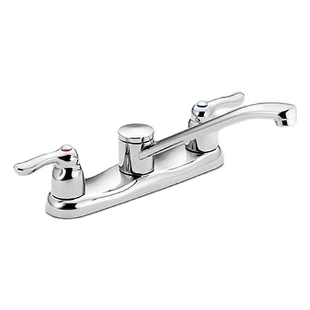 Straight Kitchen Faucet, Manual, 10-1/2