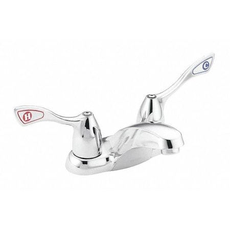 Manual Low Arc Bathroom Faucet, 4