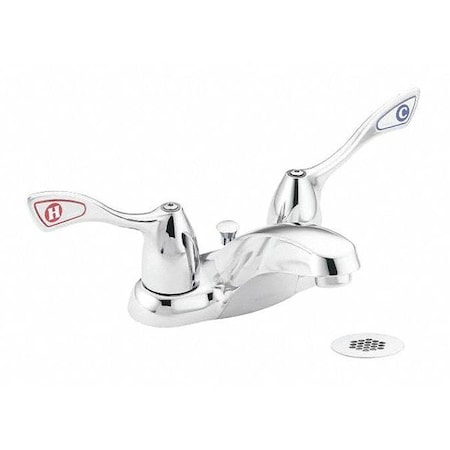 Manual Low Arc Bathroom Faucet, 4