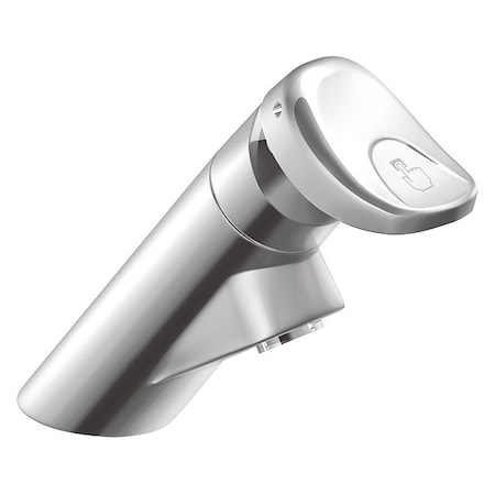 Metering Single Hole Mount, 1 Hole Straight Spout Bathroom Faucet, Chrome MPN:8894