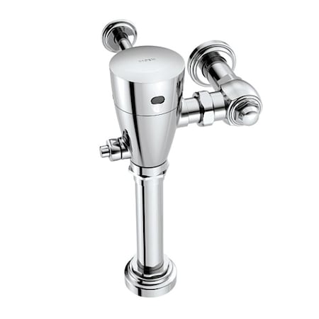 Toilet Automatic Flush Valve, 1.28 gpf gpf, Polished Chrome, 1 in, 1 1/2 in Spud Coupling MPN:8311AC12