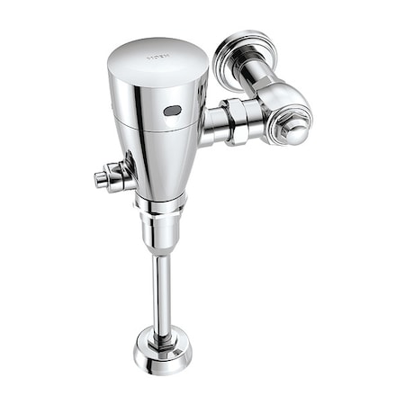 Urinal Automatic Flush Valve, 1 gpf gpf, Polished Chrome, 3/4 in, 3/4 in Spud Coupling MPN:8312