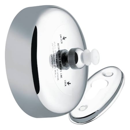 Hotel / Motel Retracting Clothesline Bright Chrome MPN:RR5506HD
