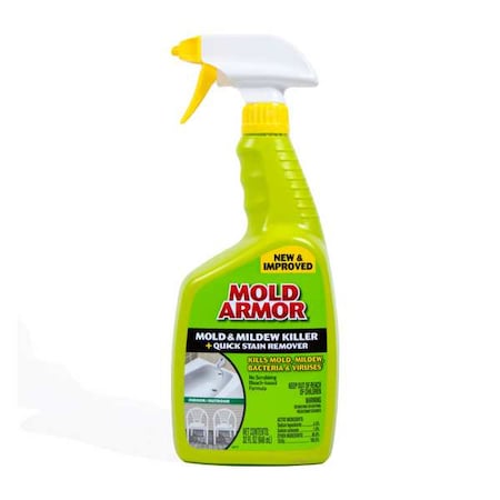 Mold Mildew Stain Remover, Trigger Spray Bottle, 32 oz, Ready to Use MPN:FG502