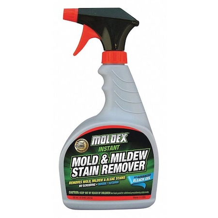 Liquid 32 oz. Mold and Mildew Stain Remover, Trigger Spray Bottle MPN:7010