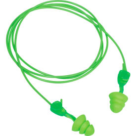 Moldex 6445 Glide® Trio Twist-In Earplugs Reusable Corded NRR 27dB 50/Pairs 6445