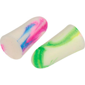 Moldex 6604 SparkPlugs® Multi-Color Foam Earplugs Uncorded 200 Pairs/Box 6604