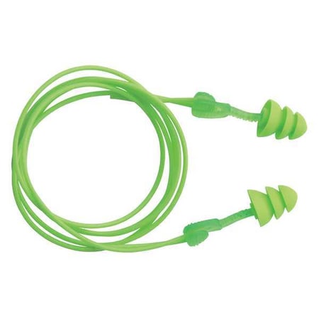 Glide Triple Flange Reusable Earplug Crd Nrr 27 MPN:6445