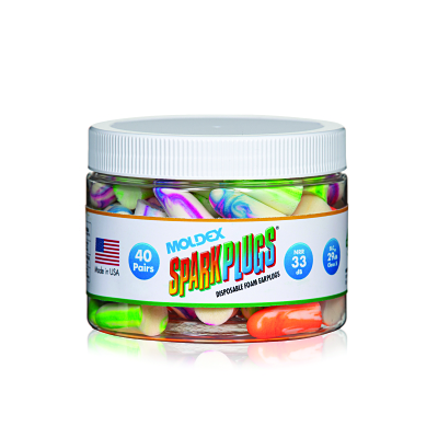 Earplug Canister w/40 Prof Sparkplugs Earplugs MPN:6684