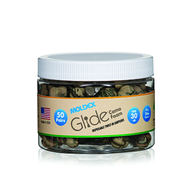 Earplug Canister w/50 Prglide Camo Foam Plugs MPN:6687