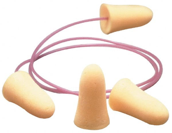 Earplug: 33dB, Non-PVC Foam, Bell, Roll Down, Corded MPN:6650 - Pkg Qty 100