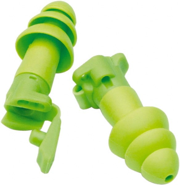 Earplug: 24dB, Rubber, Triple-Flange, Push-In Stem, Corded MPN:6770 - Pkg Qty 50