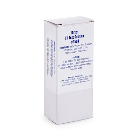 Fit Test Solution, 6-2.5 mL Ampules MPN:0504